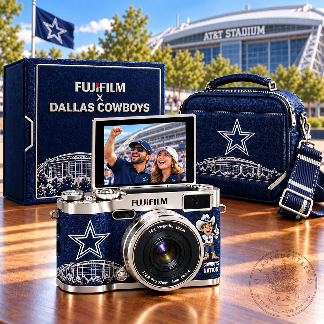 Dallas Cowboys Fujifilm X100VI Digital Camera with AT&T Stadium Design