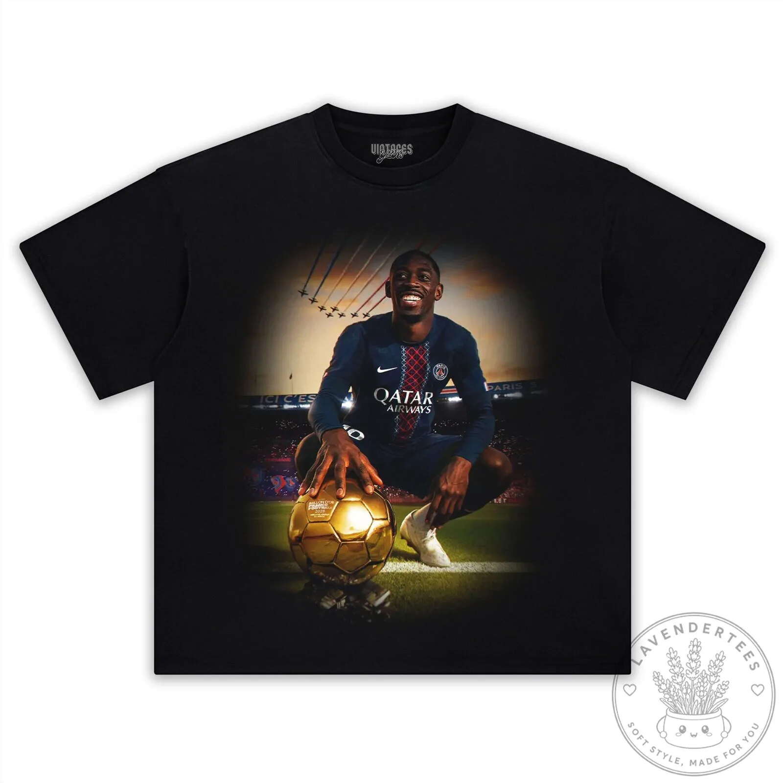 Graphic Tee featuring Ousmane Dembele, Football Star