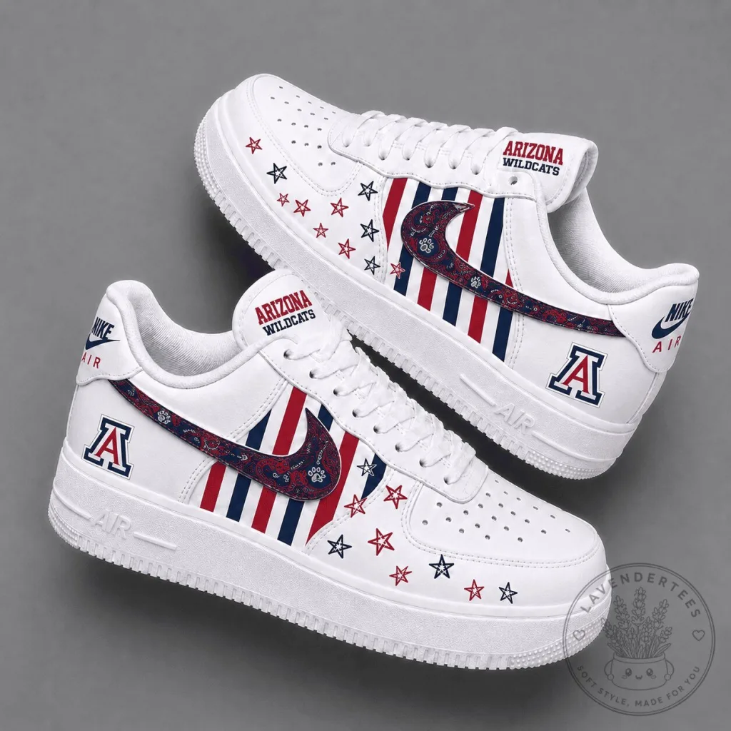Arizona Wildcats Nike Air Force 1 Low Custom Design Shoes Arizona Wildcats Nike Air Force 1 Low Custom Design Shoes