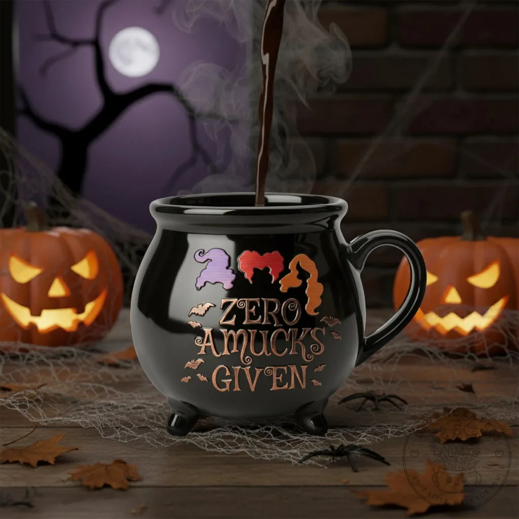 Hocus Pocus Zero Amucks Given Cauldron Coffee Mug Halloween Gift Hocus Pocus Zero Amucks Given Cauldron Coffee Mug Halloween Gift