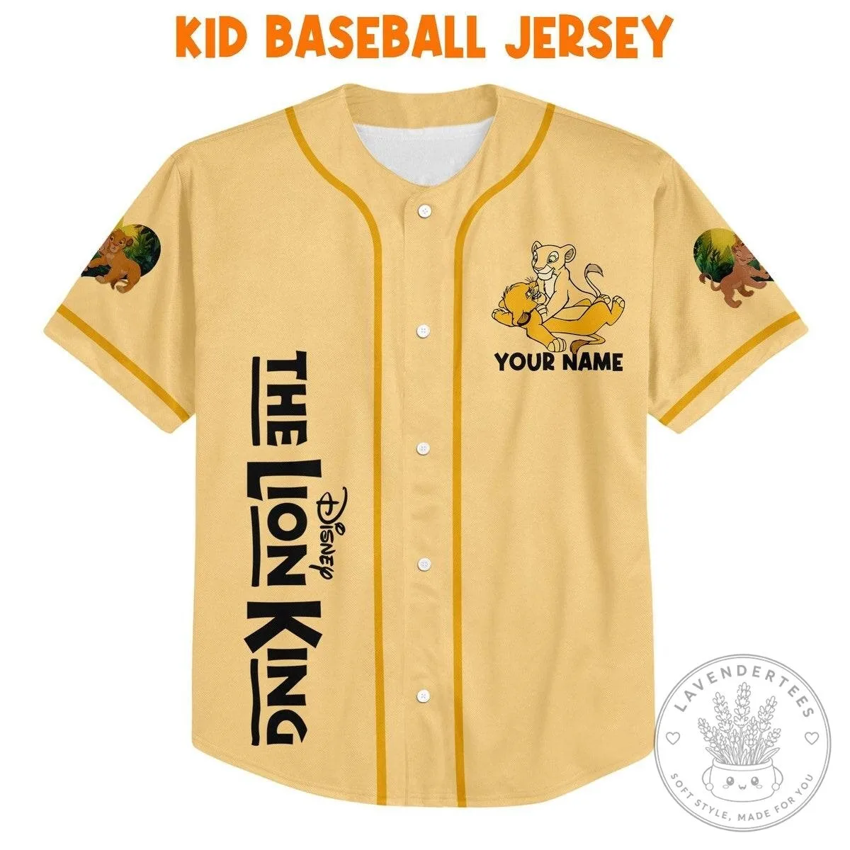 Personalized Disney The Lion King Simba and Nala Couple Baseball Jersey 10 Personalized Disney The Lion King Simba and Nala Couple Baseball Jersey