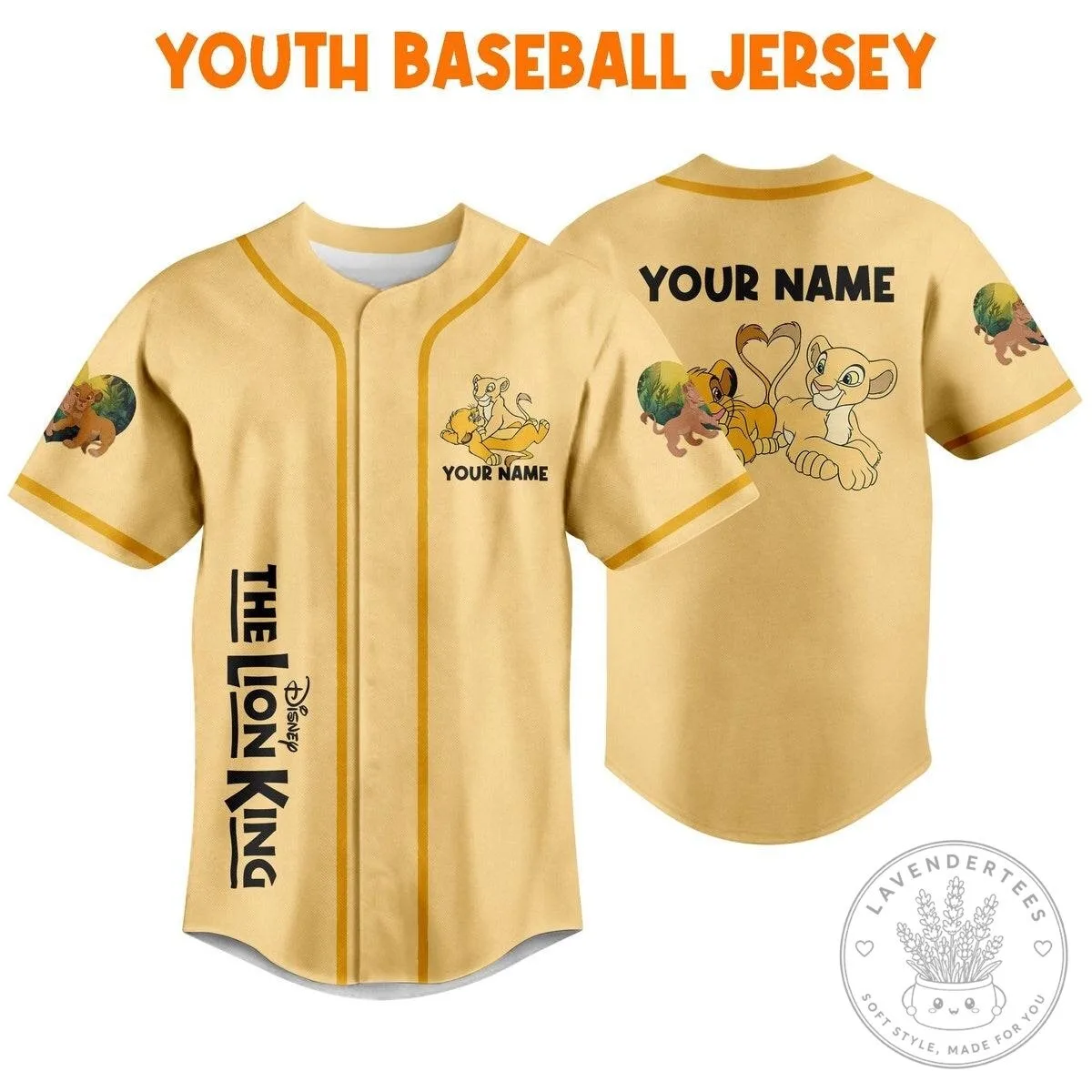 Personalized Disney The Lion King Simba and Nala Couple Baseball Jersey 13 Personalized Disney The Lion King Simba and Nala Couple Baseball Jersey
