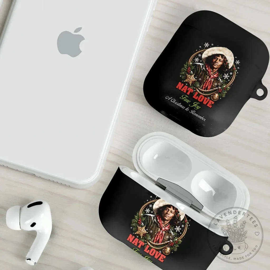 Nat Love Wild West Christmas Portrait Art AirPods Case 14 Nat Love Wild West Christmas Portrait Art AirPods Case