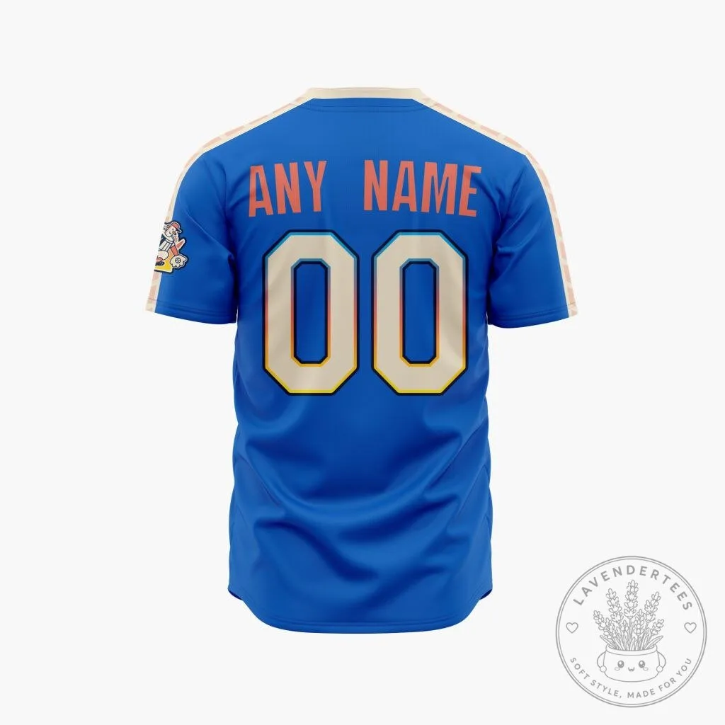 Milwaukee Brewers Wisco Blue Personalized Baseball Jersey 7 Milwaukee Brewers Wisco Blue Personalized Baseball Jersey