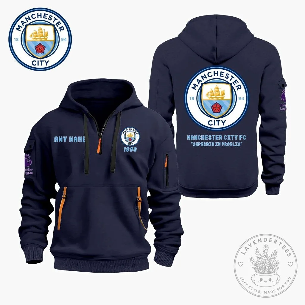 Manchester City Football Club Personalized Quarter Zip Hoodie 15 Manchester City Football Club Personalized Quarter Zip Hoodie