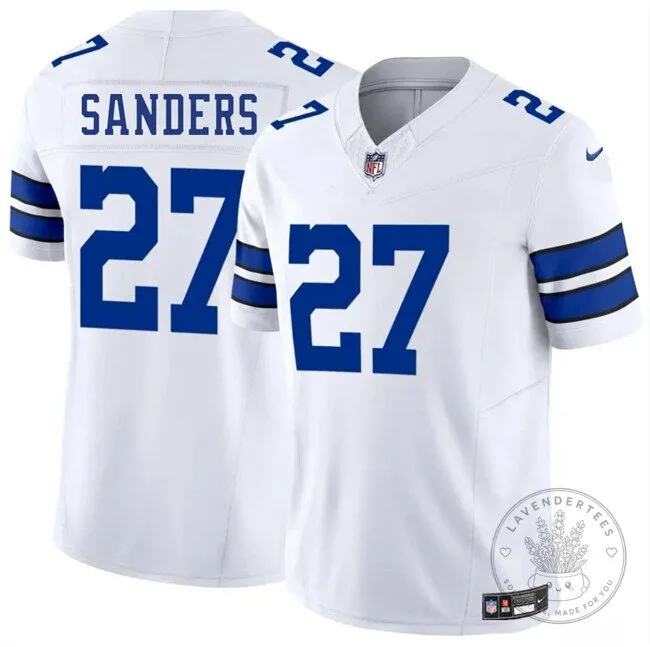 Miles Sanders White Game Jersey for Dallas Cowboys Football