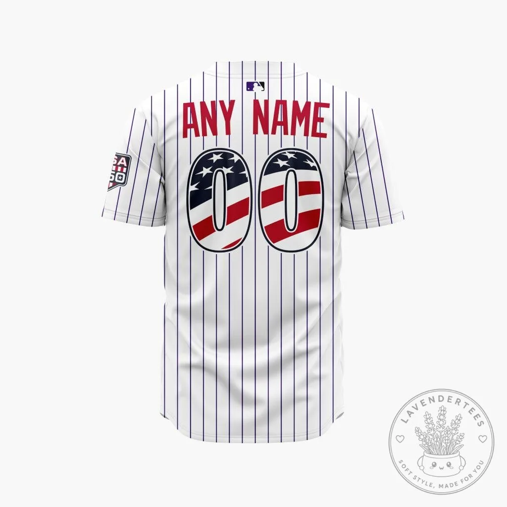 Colorado Rockies Personalized Stars And Stripes Baseball Jersey 9 Colorado Rockies Personalized Stars And Stripes Baseball Jersey