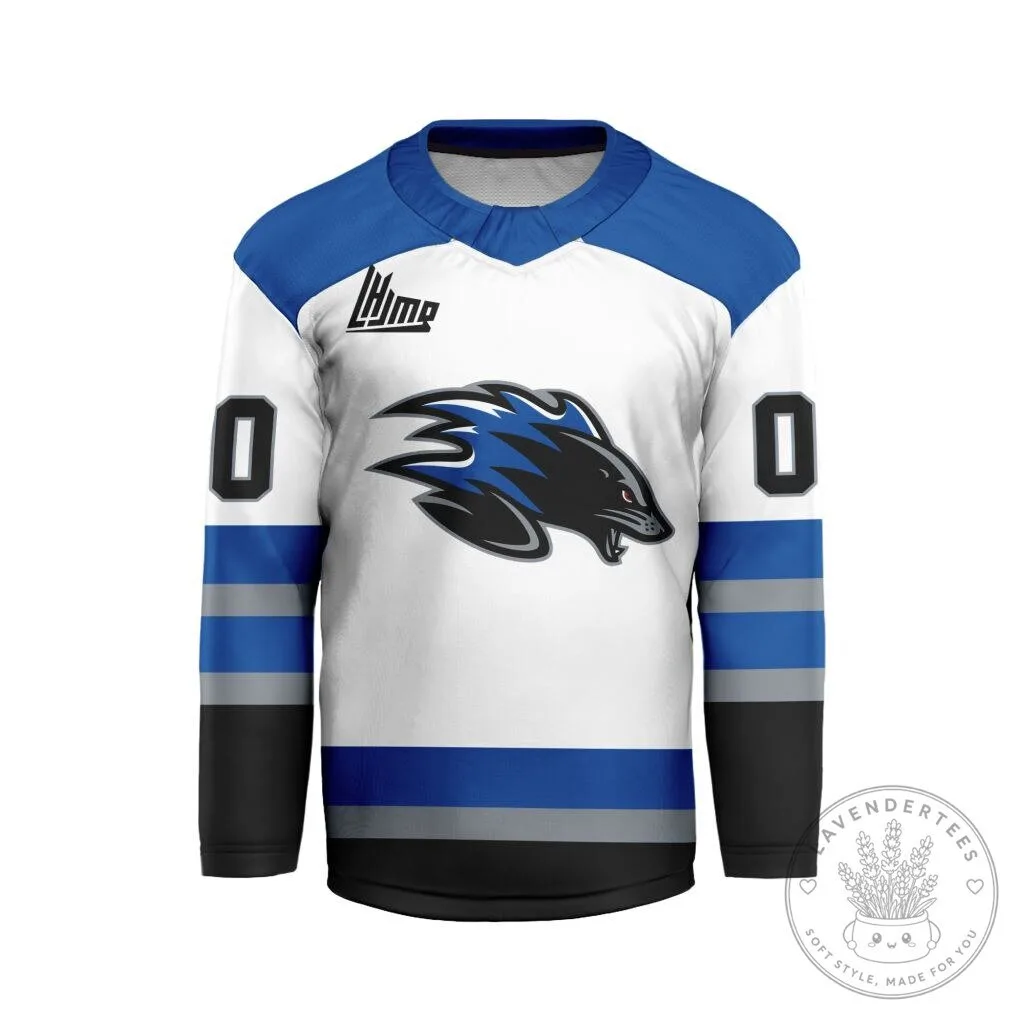 Saint John Sea Dogs Personalized Away Hockey Jersey
