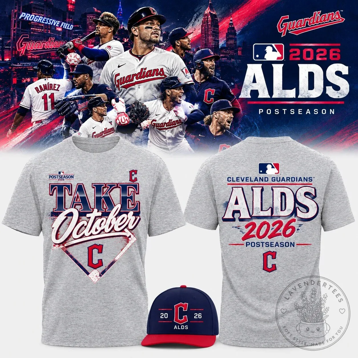 Cleveland Guardians 2026 ALDS Postseason Take October T-Shirt