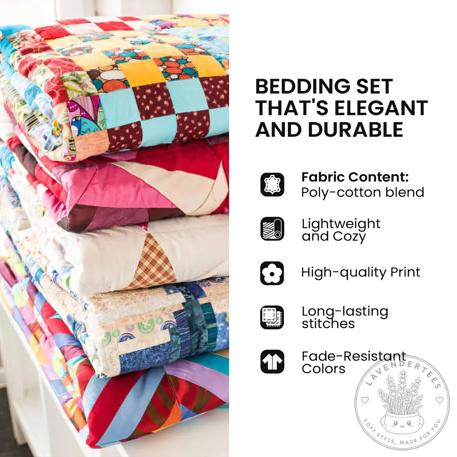 Schnauzer Family Love Quilted Bedding Set with Pillow Shams 9 Schnauzer Family Love Quilted Bedding Set with Pillow Shams