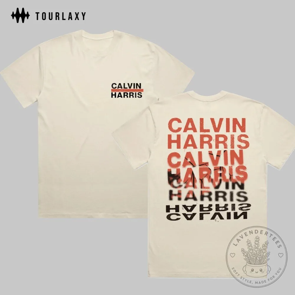 Calvin Harris Tour 2027 Music Concert Merch Graphic T-Shirt