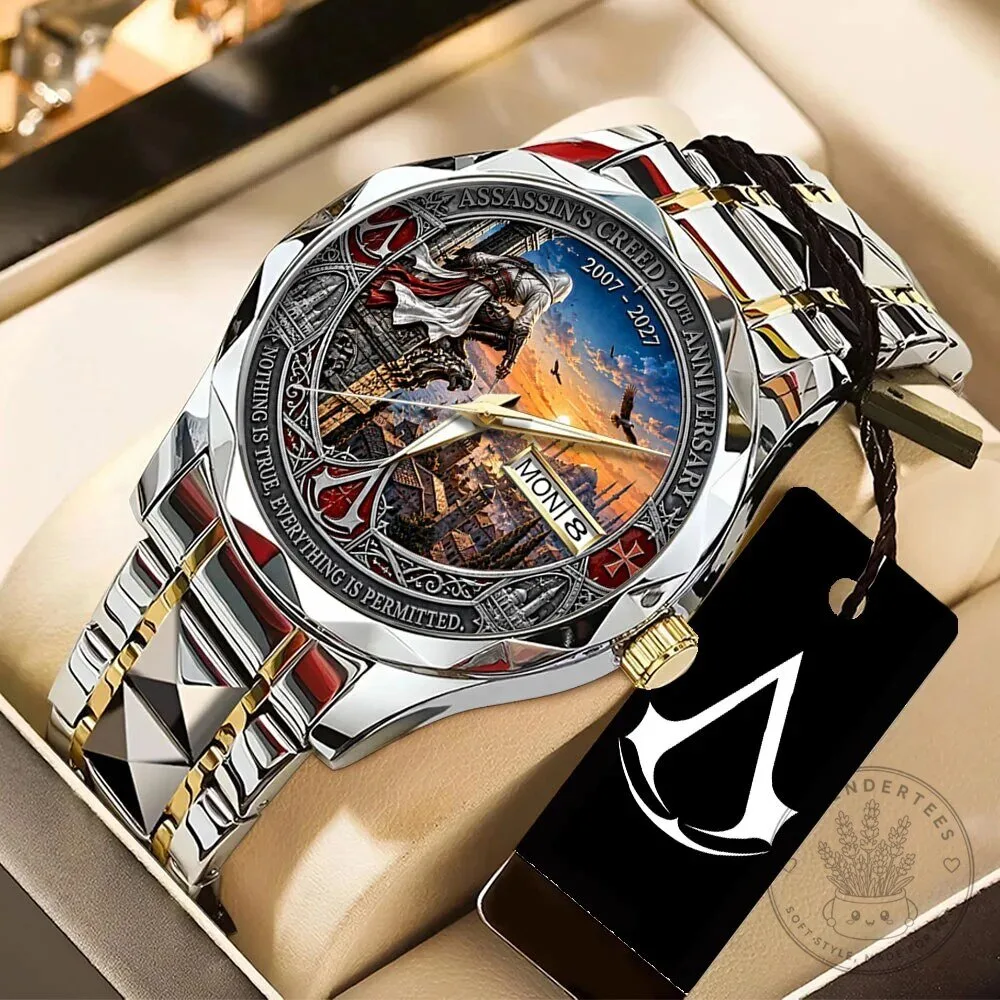Luxury Quartz Watch Celebrating the 20th Anniversary of Assassin's Creed