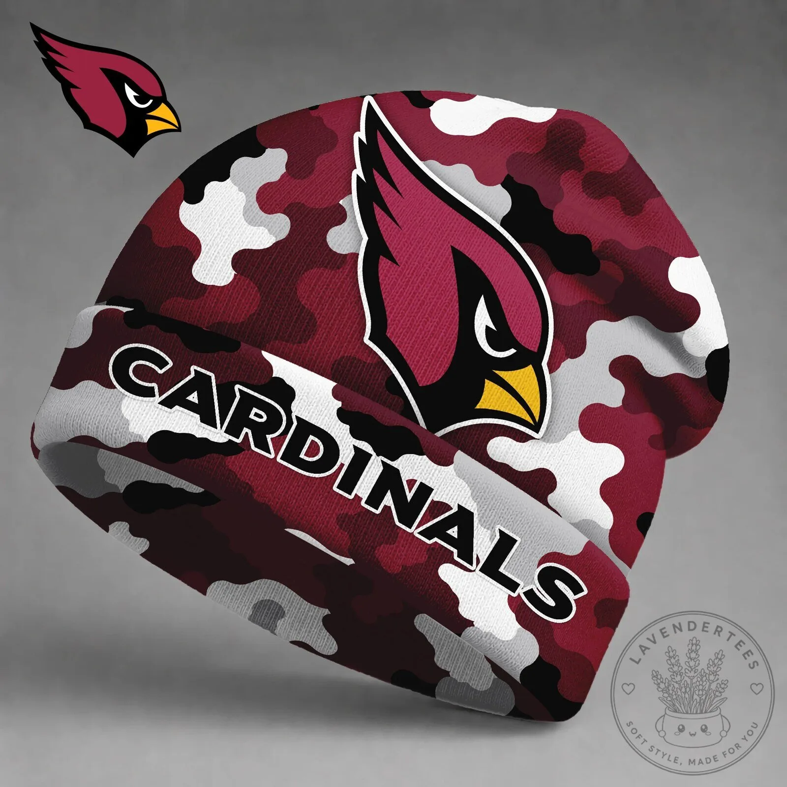 Arizona Cardinals Football Team Camouflage Game Day Beanie Hat 1 Arizona Cardinals Football Team Camouflage Game Day Beanie Hat
