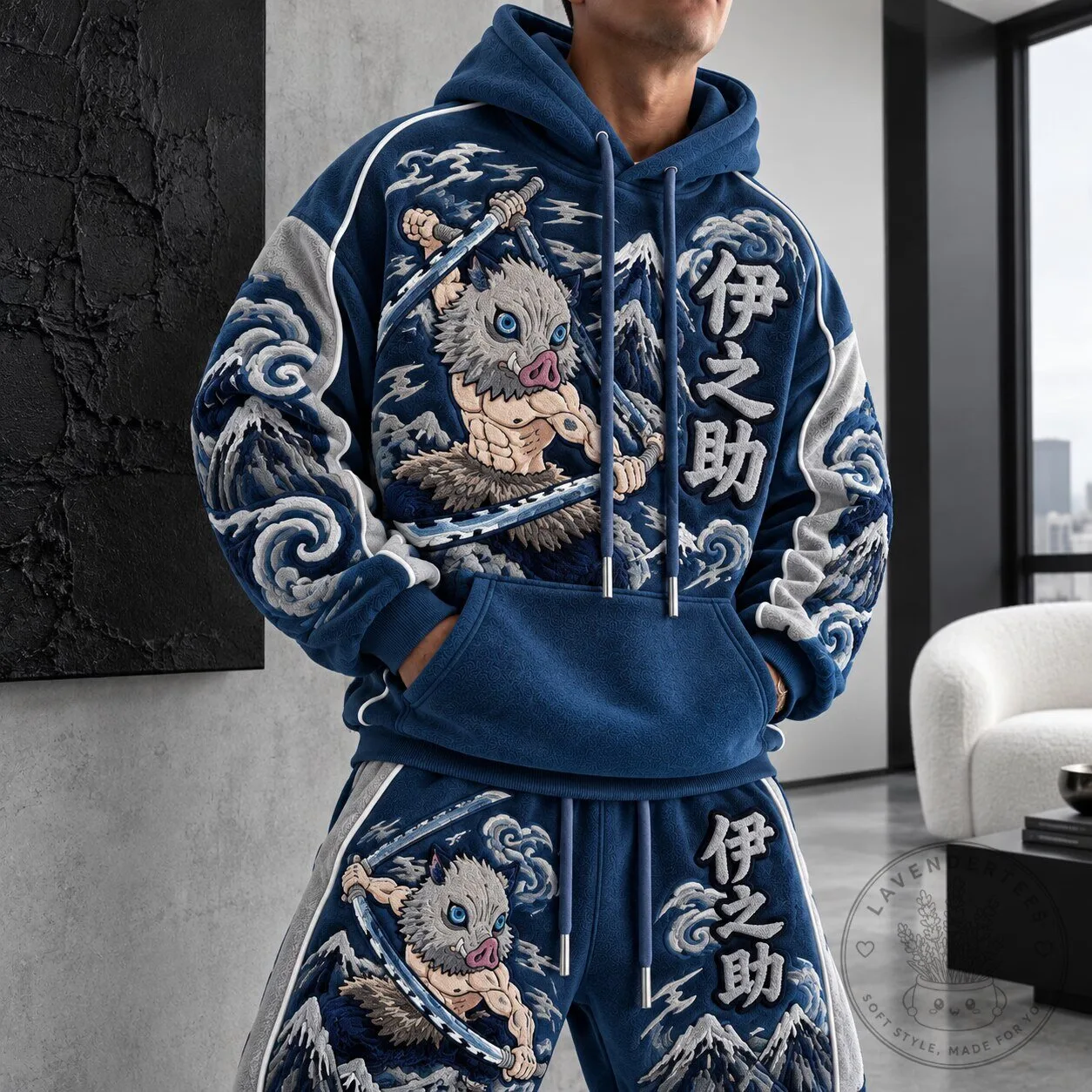 Demon Slayer Inosuke Hashibira Japanese Anime Hoodie