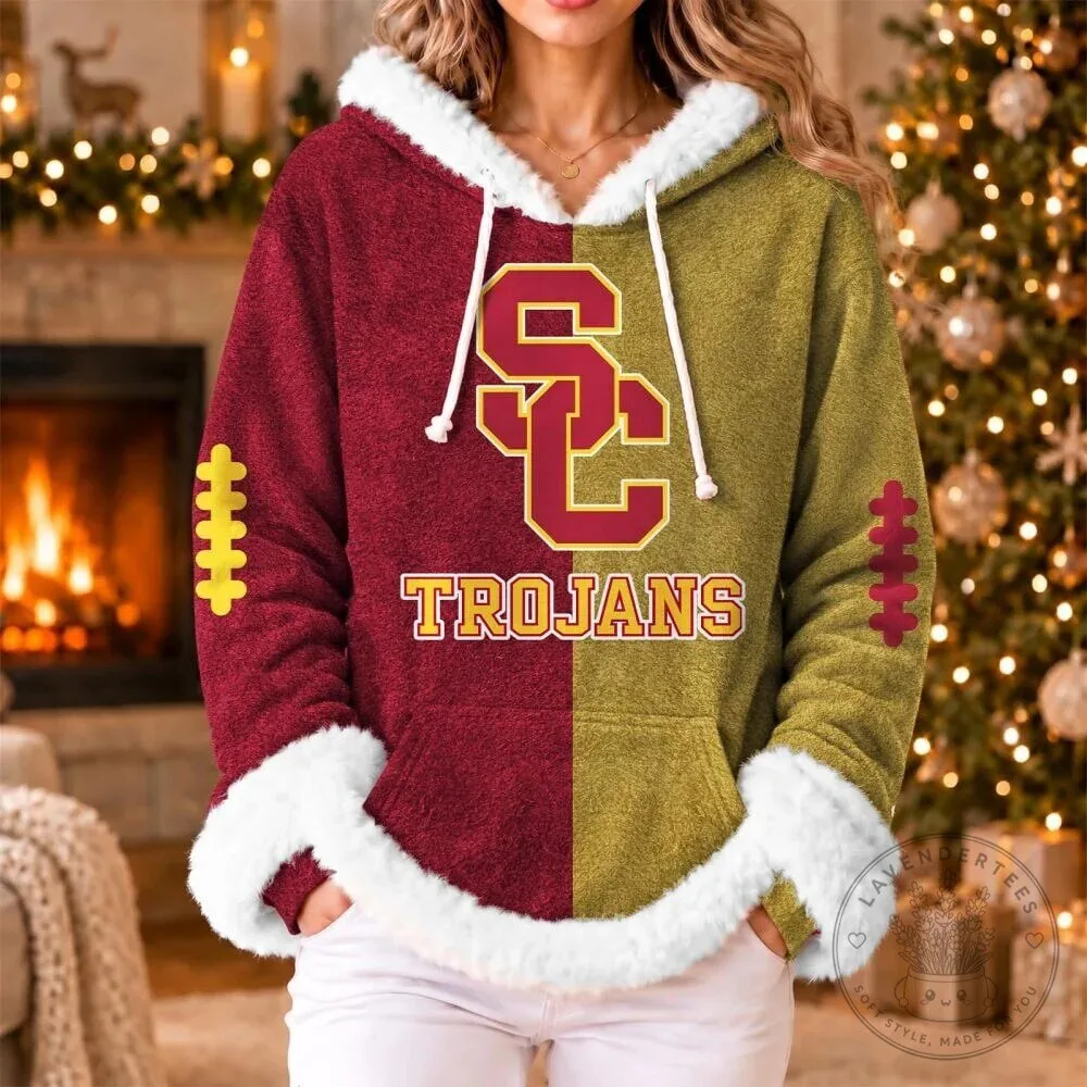 University of Southern California Trojans Football Christmas Hoodie