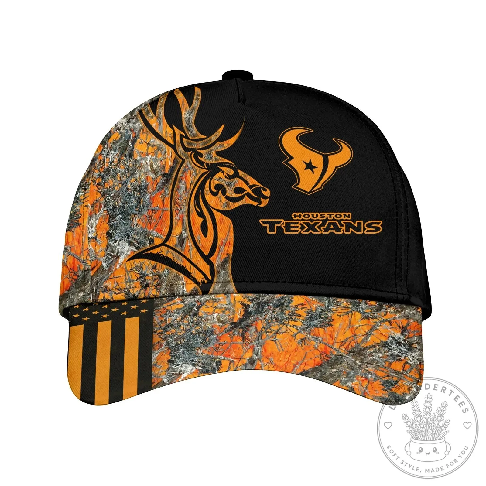 Houston Texans Deer Hunting Camouflage Cap Hat
