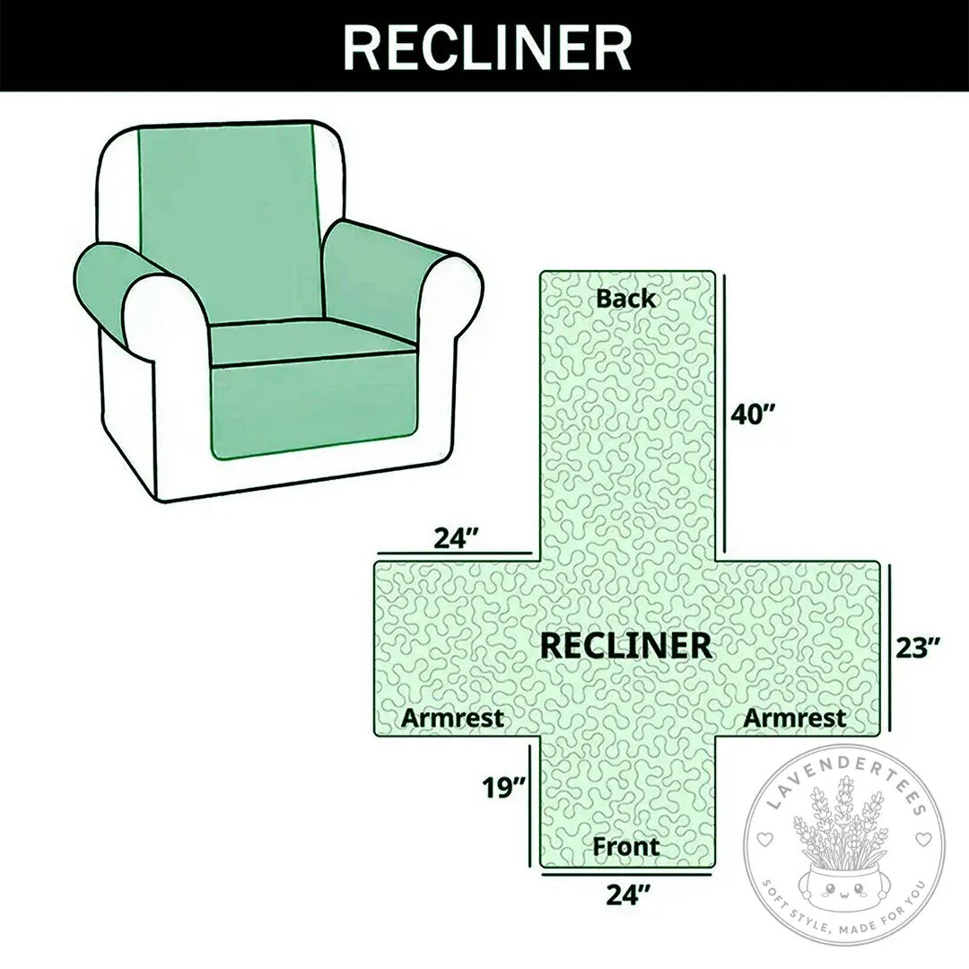 Rustic Deer Skull Quilted Recliner Chair Cover Protector 13 Rustic Deer Skull Quilted Recliner Chair Cover Protector
