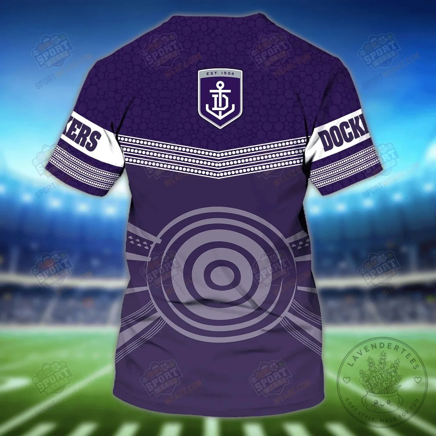 Fremantle Dockers Australian Rules Football Team Personalized Purple Fan T-Shirt 5 Fremantle Dockers Australian Rules Football Team Personalized Purple Fan T-Shirt