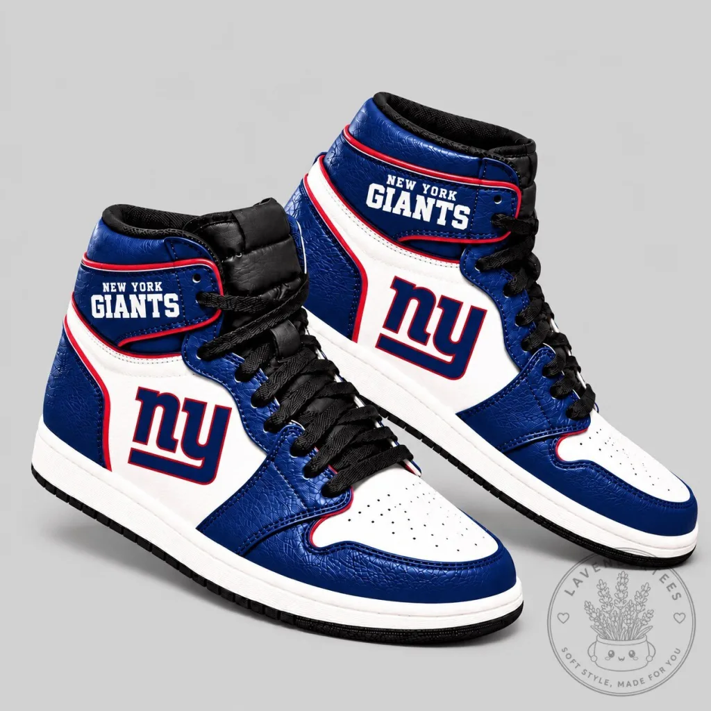 New York Giants NFL Classic High Top Sneakers for Men and Women New York Giants NFL Classic High Top Sneakers for Men and Women